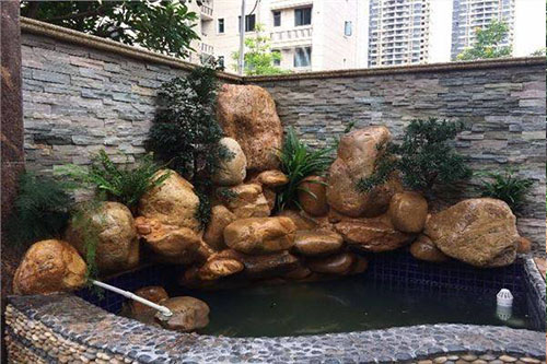 广西假山流水制作